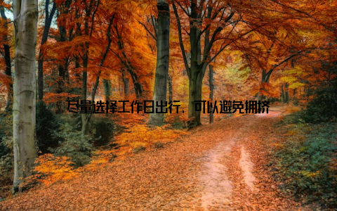 尽量选择工作日出行, 可以避免拥挤