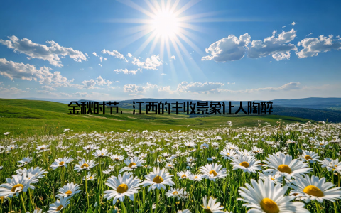 金秋时节, 江西的丰收景象让人陶醉