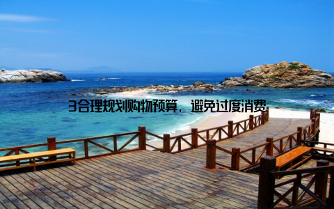 3合理规划购物预算, 避免过度消费