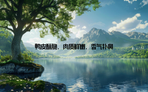 鸭皮酥脆, 肉质鲜嫩, 香气扑鼻