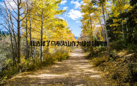我选择了乌布火山作为徒步目的地